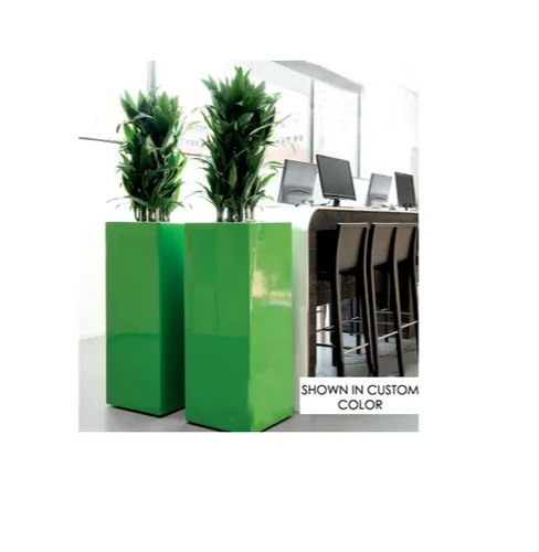 Fiberglass Tall Square Planters/FRP Tall Square Planters/GRP Flower Pots