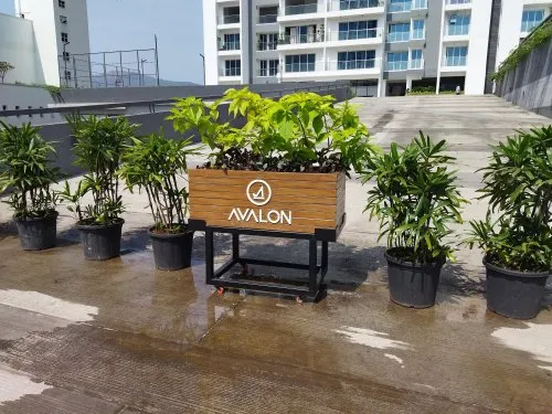 FRP  Planter With LogoCustom