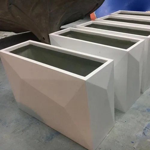Fiberglass Rectangle Planters FRP Rectangle Flower Pot GRP Planters